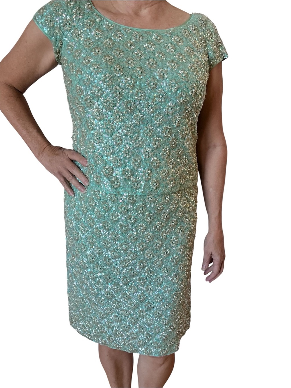 Vintage 1960's Beaded Top and Skirt